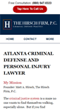 Mobile Screenshot of hirschcriminallawatlanta.com